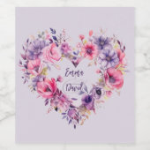 Liebe | INDIVIDUELLE NAME | Weinetikett (Einzelnes Label)