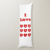 Liebe Indonesien , Indonesien Seitenschläferkissen (Rückseite (Vertikal))