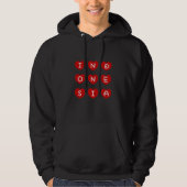 Liebe Indonesien T - Shirt, Indonesische Männer To Hoodie (Vorderseite)