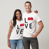 Liebe - Indonesische Flagge T-Shirt (Unisex)
