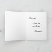 Liebe - Inflitierte Valentinstag-Karte Karte (Innenseite)