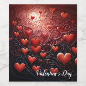 Liebe - infundiert weinetikett (Einzelnes Label)