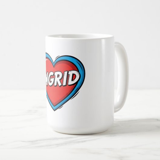 Liebe Ingrid Kaffeetasse (VorderseiteRechts)