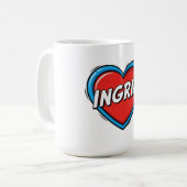 Liebe Ingrid Kaffeetasse (Vorderseite Links)