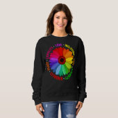 Liebe Inklusion Hoffnung Diversity Freundlichkeit  Sweatshirt (Vorne ganz)