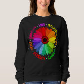Liebe Inklusion Hoffnung Diversity Freundlichkeit  Sweatshirt (Vorderseite)