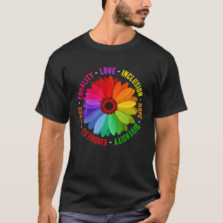 Liebe Inklusion Hoffnung Diversity Kindheit Friede T-Shirt
