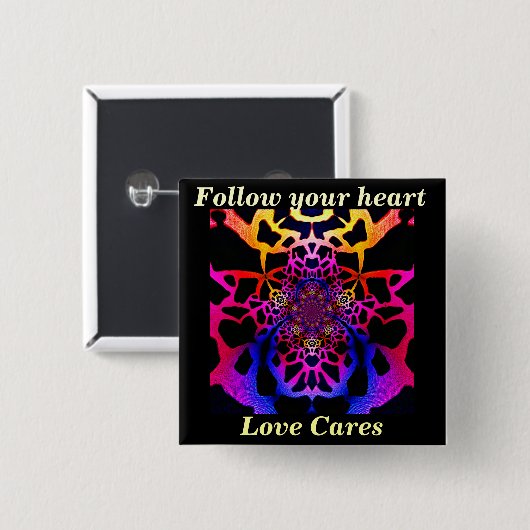 Liebe innerhalb_ button (Vorne & Hinten)