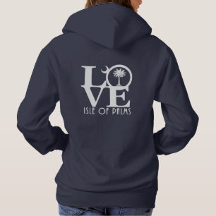 LIEBE Insel der Palmen Hoodie