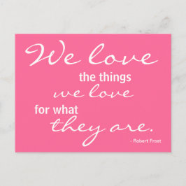 Liebe, Inspiration - Postkarte