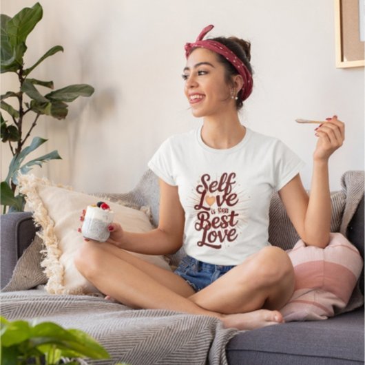 Liebe Inspiration Zitat Maroon Buchstaben Tri-Blend Shirt