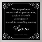 Liebe Inspiration Zitat von Rabbi Nachman Breslov Poster (Vorne)