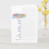 Liebe Inspirational Grußkarte Karte (Gelbe Blume)