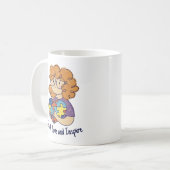 Liebe Inspirier Paraprofessional Art Kaffeetasse (Vorderseite Links)