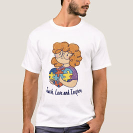 Liebe Inspirier Paraprofessional Art T-Shirt