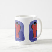 Liebe | Inspirierender Kunstbecher | Botschaften d Kaffeetasse (VorderseiteRechts)