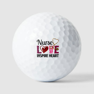 Liebe Inspiriert Herz - Motivierend Krankenwort Golfball