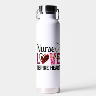 Liebe Inspiriert Herz - Motivierend Krankenwort Trinkflasche