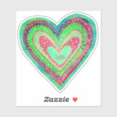 "Liebe"-Inspirivity-Aufkleber Aufkleber (Blatt)