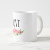 *~* LIEBE INTENSIVE EMOTO Blume Bouquet Jumbo-Tasse (Vorderseite Rechts)