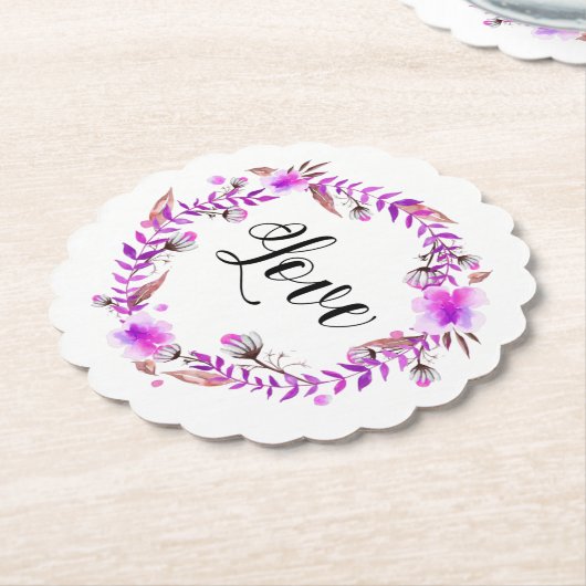 *~* LIEBE INTENSIVIERUNG EMOTO Blumendraht Unterse Untersetzer (angewinkelt)