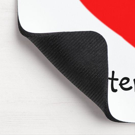 Liebe Interlaken - Schweizer Herzmousepad Mousepad (Ecke)