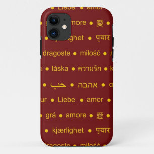 Liebe internationale Wörter Case-Mate iPhone Hülle