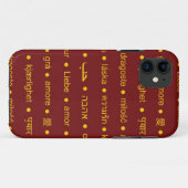 Liebe internationale Wörter Case-Mate iPhone Hülle (Rückseite (Horizontal))