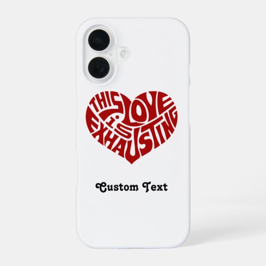 Liebe iPhone 16 Hülle (Rückseite)
