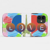 Liebe iPhone Case (Rückseite (Horizontal))