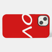 Liebe iPhone Hülle (Rückseite (Horizontal))