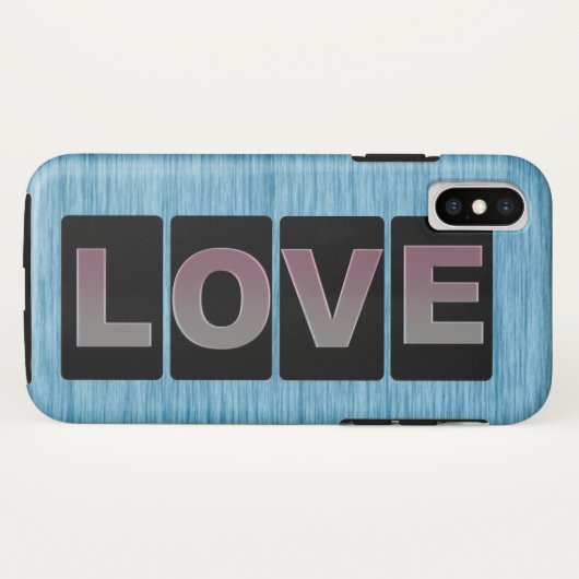 Liebe iPhone X Fall Case-Mate iPhone Hülle (Rückseite (Horizontal))