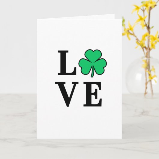 LIEBE Ireland Irish All Purpose Blank Karte (Gelbe Blume)