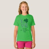 LIEBE Irish Fun Kids St. Patrick's Day T-Shirt (Vorne ganz)
