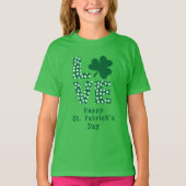 LIEBE Irish Fun Kids St. Patrick's Day T-Shirt (Vorderseite)