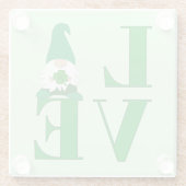 Liebe Irish Gnome Glasuntersetzer (Rückseite)