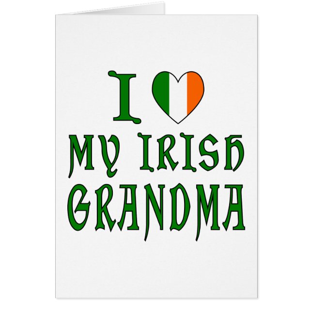 Liebe Irish Oma (Vorne)