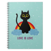 LIEBE IS LIEBE Stolperheft Notizblock (Vorderseite)