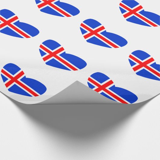 Liebe Island Geschenkpapier (Ecke)