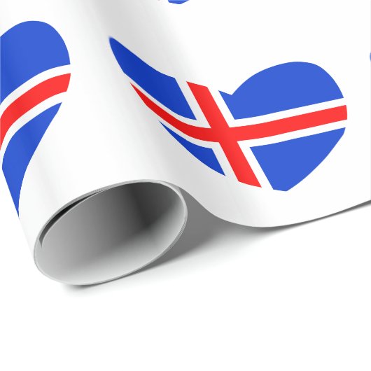 Liebe Island Geschenkpapier (Rolleneckpunkt)