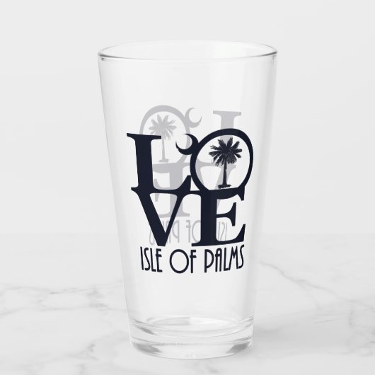 LIEBE Isle of Palms Glas (Rückseite)