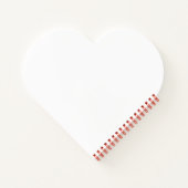 Liebe ist... 1 Korinther 13:4-8 Bibelverse Notizblock (Rückseite)