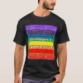 LIEBE IST 1KORINTHIANER 13 T - Shirt (Vorderseite)