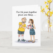 Liebe ist 24 Jahre alt Karte (Gelbe Blume)