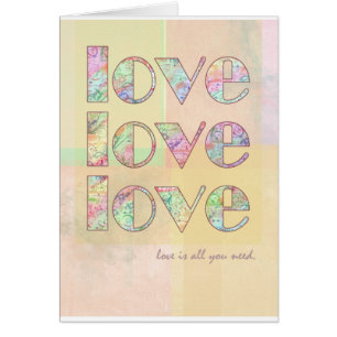 Liebe ist alle, die Sie benötigen