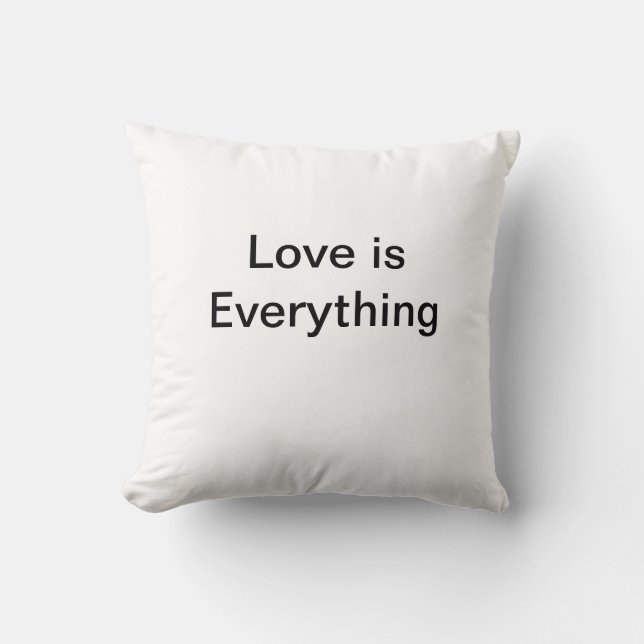 Liebe ist alles kissen (Vorderseite)