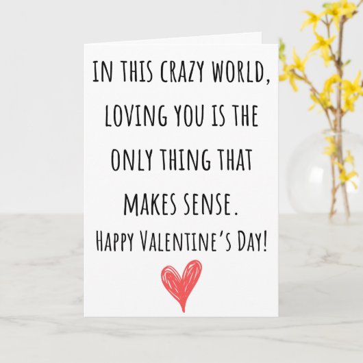 Liebe ist alles - Valentine Karte (Gelbe Blume)