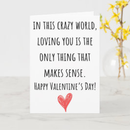 Liebe ist alles - Valentine Karte