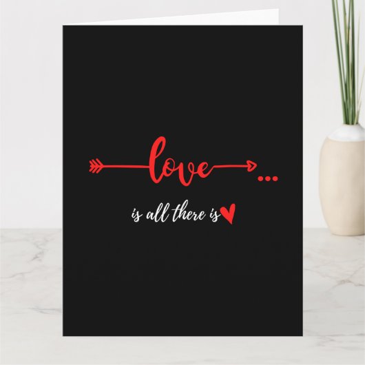 LIEBE IST ALLES, WAS DA IST KARTE (Vorderseite)