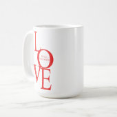 Liebe ist alles, was du brauchst kaffeetasse (Vorderseite Links)